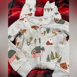 Cozy Winter Scene Pajama Set